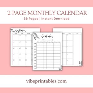 Black & White Thanksgiving Planner Or Binder