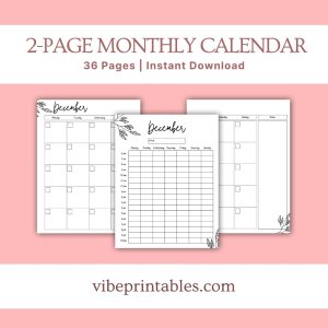 Black & White Thanksgiving Planner Or Binder