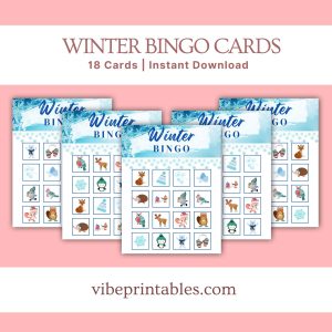 Winter Bingo Cards