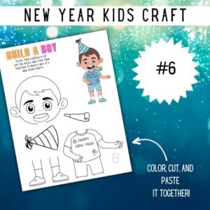 New Year Kid Crafts