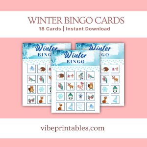 Winter Bingo Cards