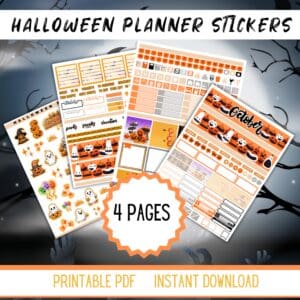 Halloween Planner Stickers