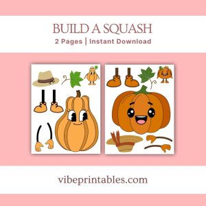 Build A Squash Kids Craft