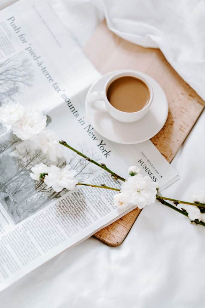Floral Coffee Image