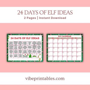 24 Days Of Elf Ideas