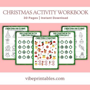 Kids Christmas Activity Workbook