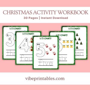 Kids Christmas Activity Workbook