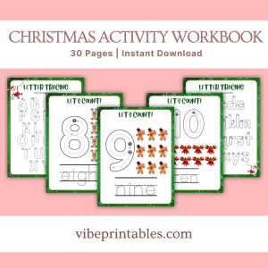 Kids Christmas Activity Workbook