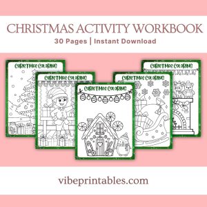 Kids Christmas Activity Workbook