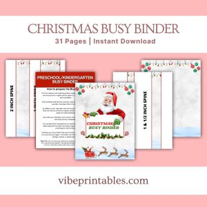 Christmas Busy Binder