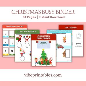 Christmas Busy Binder