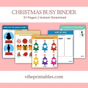 Christmas Busy Binder