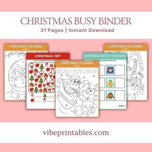 Christmas Busy Binder