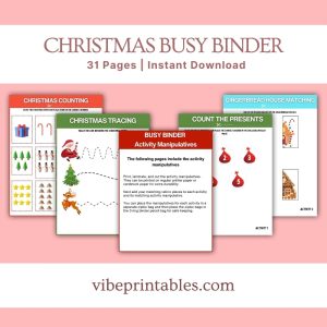 Christmas Busy Binder