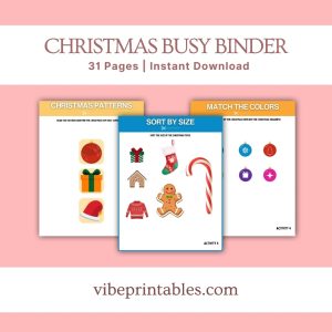 Christmas Busy Binder