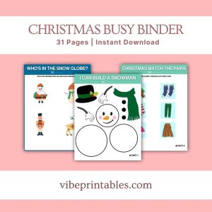 Christmas Busy Binder