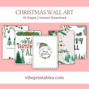 Christmas Wall Art & Merry Christmas Banner