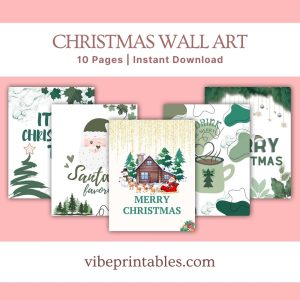 Christmas Wall Art & Merry Christmas Banner