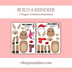 Build A Reindeer Kid Craft