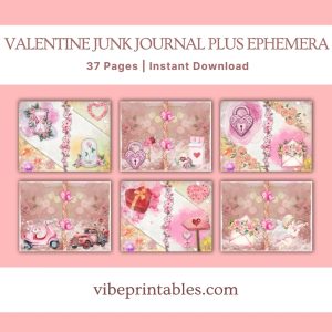 Valentine Junk Journal Plus Ephemera