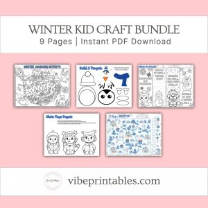 Winter Kid Craft Bundle