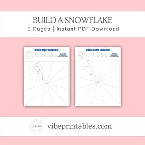 Build A Snowflake Kids Craft