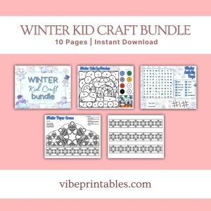 Winter Kid Craft Bundle