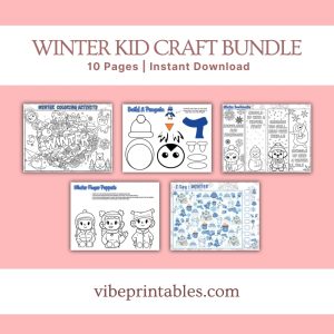 Winter Kid Craft Bundle