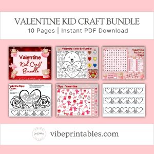 Valentine Kid Craft Bundle