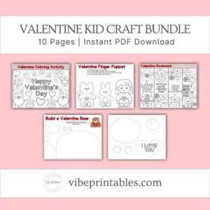 Valentine Kid Craft Bundle