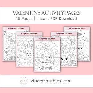 Valentine Activity Pages For Kids