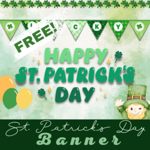 Happy St. Patrick's Day Banner