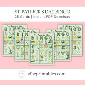 St. Patrick's Day Bingo Game