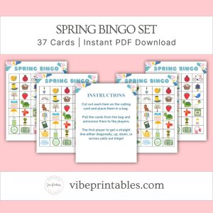 Spring Bingo Set