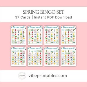 Spring Bingo Set