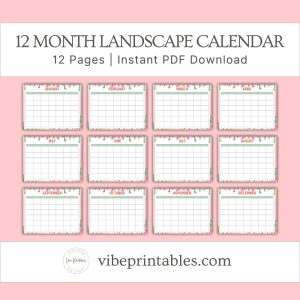 Pink Floral Spring Cleaning Planner