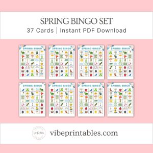 Spring Bingo Set