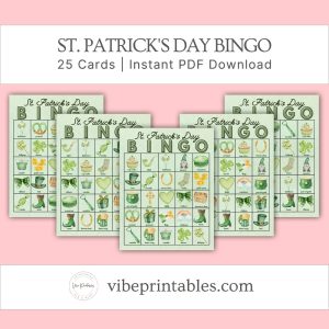 St. Patrick's Day Bingo Game