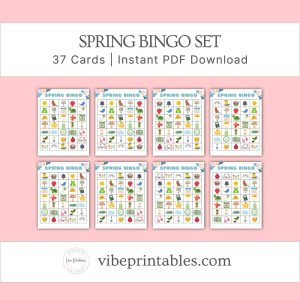 Spring Bingo Set