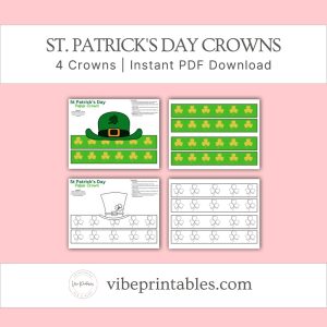 St. Patrick's Day Paper Crown