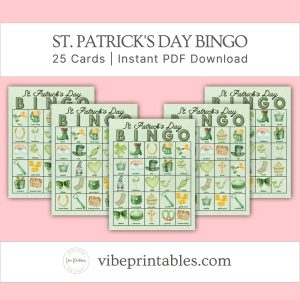 St. Patrick's Day Bingo Game