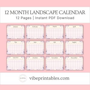 Pink & Purple Floral Spring Journal-Workbook