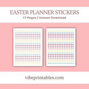 Easter Planner Stickers Pack