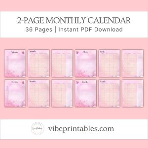 Pink Floral Spring Journal/Workbook