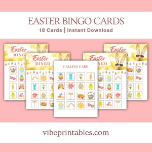 Easter Bingo Cards