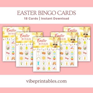 Easter Bingo Cards