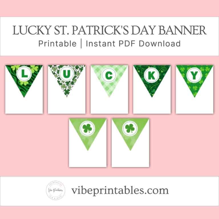 St. Patrick's Day Banner