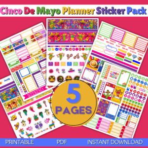 Cinco De Mayo Planner Stickers