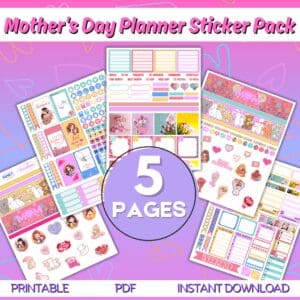 Mother's Day Planner Stickers