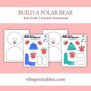 Build A Polar Bear Kid Craft